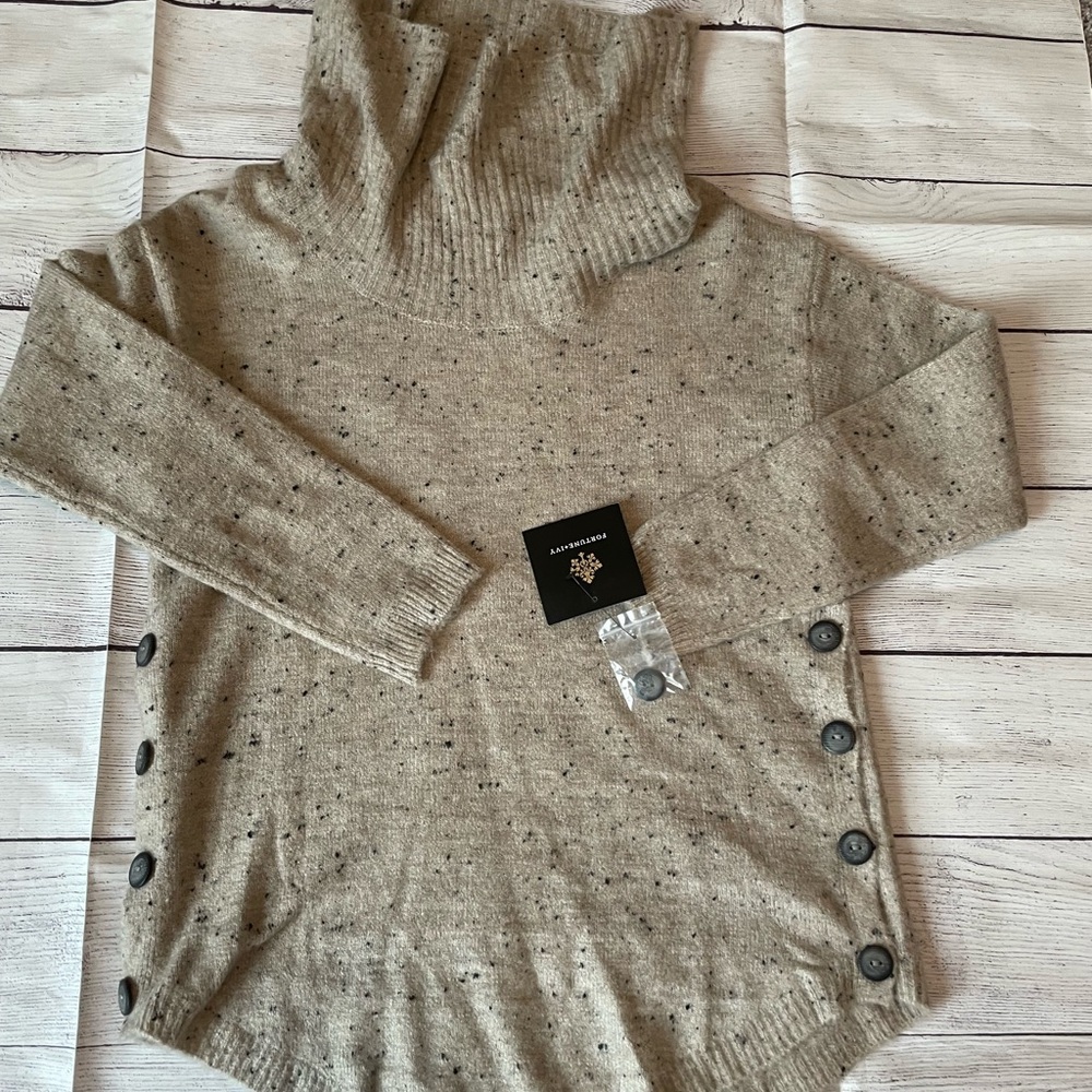 NWT Fortune + Ivy Cowlneck Sweater